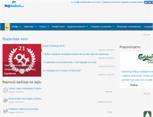 Tablet Screenshot of najstudent.com